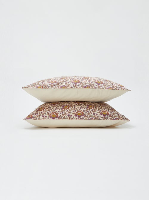 Completo letto 2 persone 240 x 220cm in cotone - Kiabi Home - Kiabi Completo letto 2 persone 240 x 220cm in cotone - Kiabi Home - Kiabi