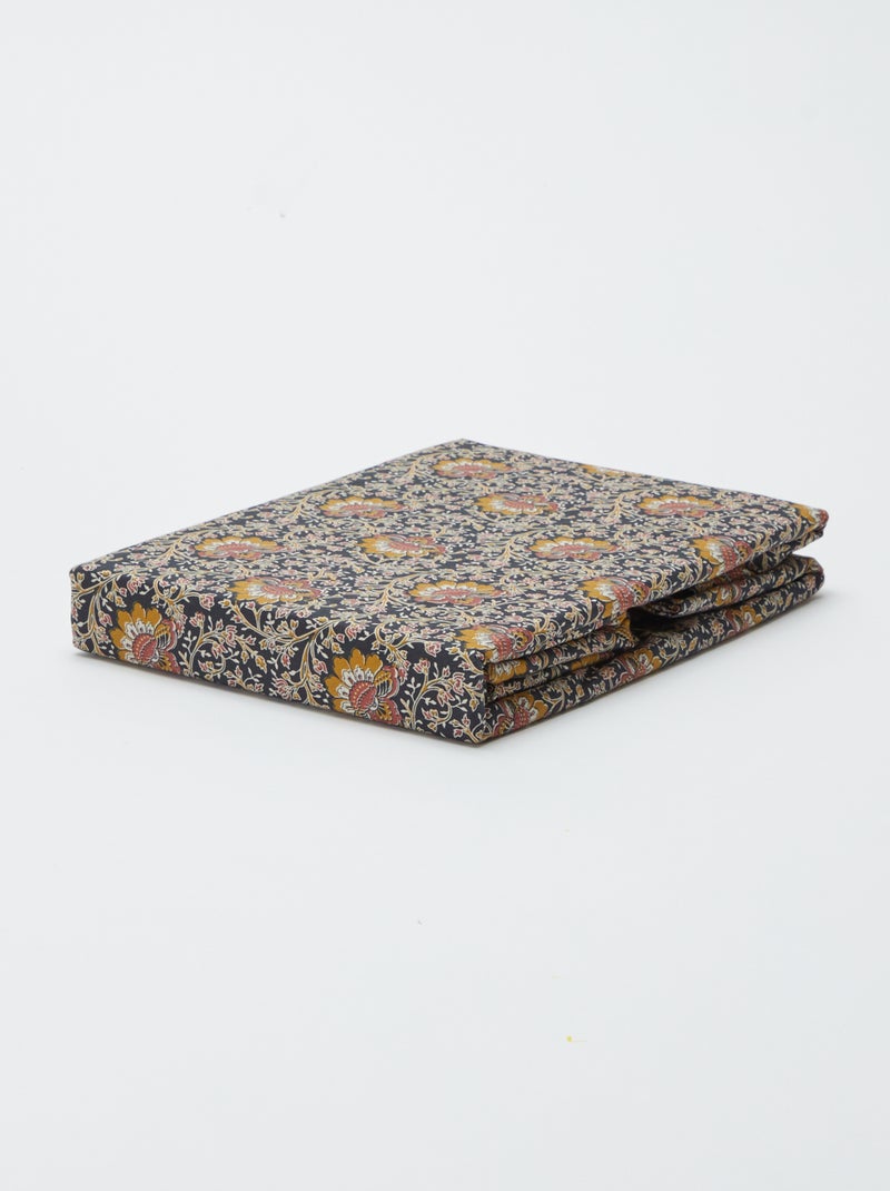 Completo letto 2 persone 240 x 220cm in cotone - Kiabi Home Nero - Kiabi