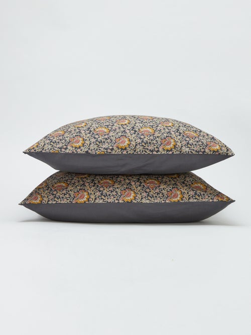 Completo letto 2 persone 240 x 220cm in cotone - Kiabi Home - Kiabi Completo letto 2 persone 240 x 220cm in cotone - Kiabi Home - Kiabi