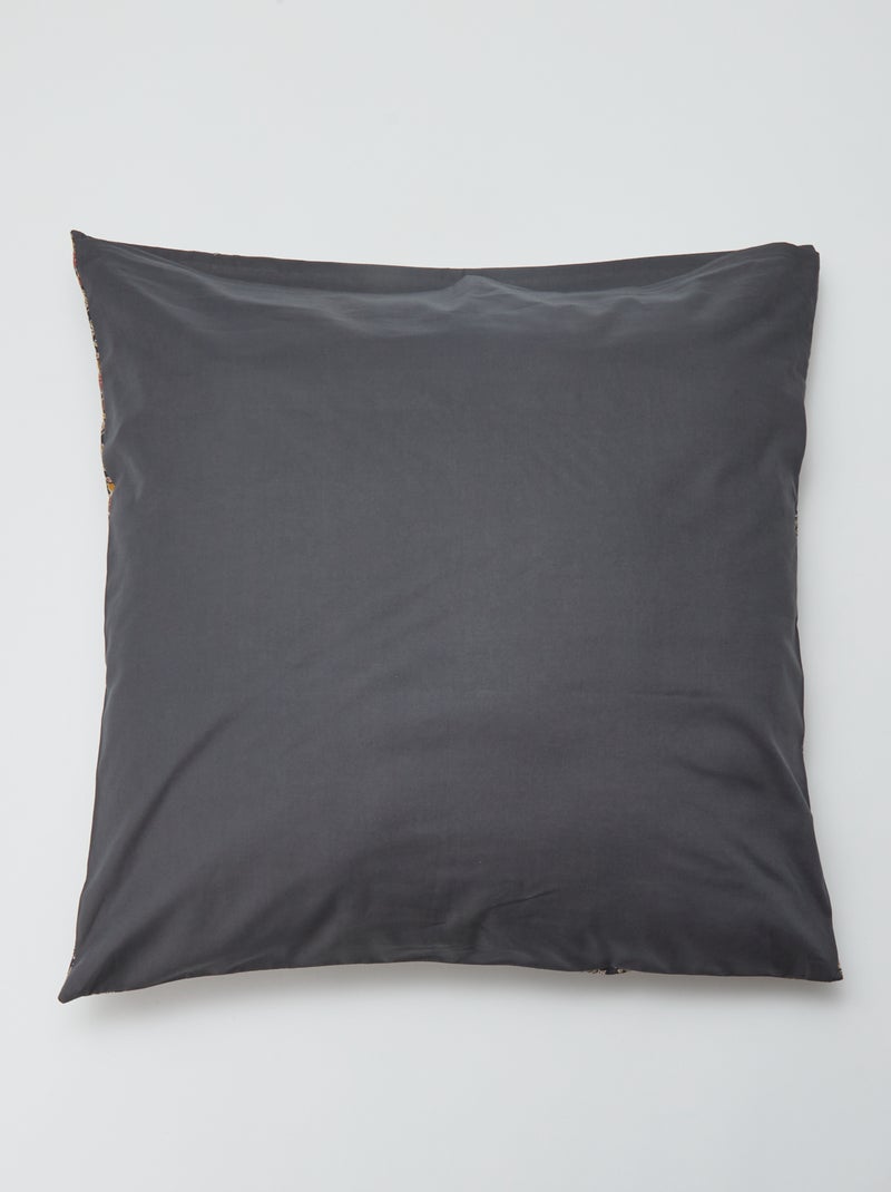 Completo letto 2 persone 240 x 220cm in cotone - Kiabi Home Nero - Kiabi