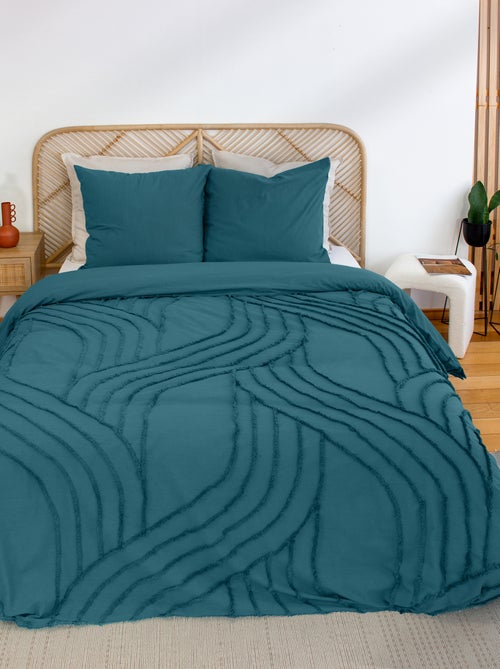 Completo letto 2 persone 3 pezzi - 1 copripiumino + 2 federe - Kiabi