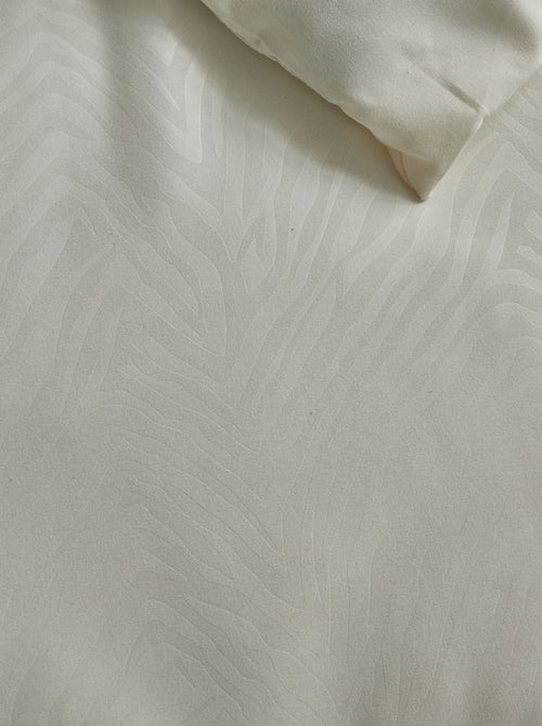 Completo letto 2 piazze - motivi zebrati - Kiabi