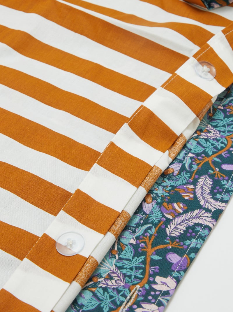 Completo letto 2 piazze (240 x 220 cm) in cotone - Kiabi Home GIALLO - Kiabi