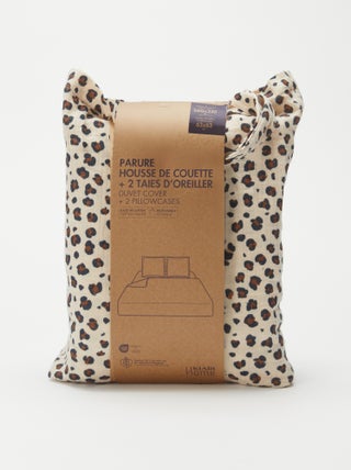 Completo letto 2 piazze (260 x 240 cm) in garza di cotone - Kiabi Home