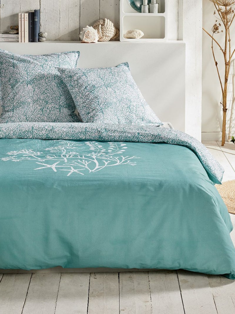 Completo letto 2 piazze Blu - Kiabi