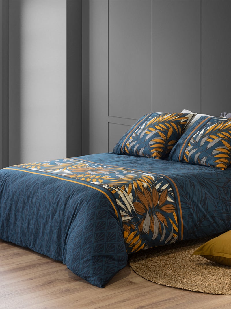 Completo letto 2 piazze blu - Kiabi