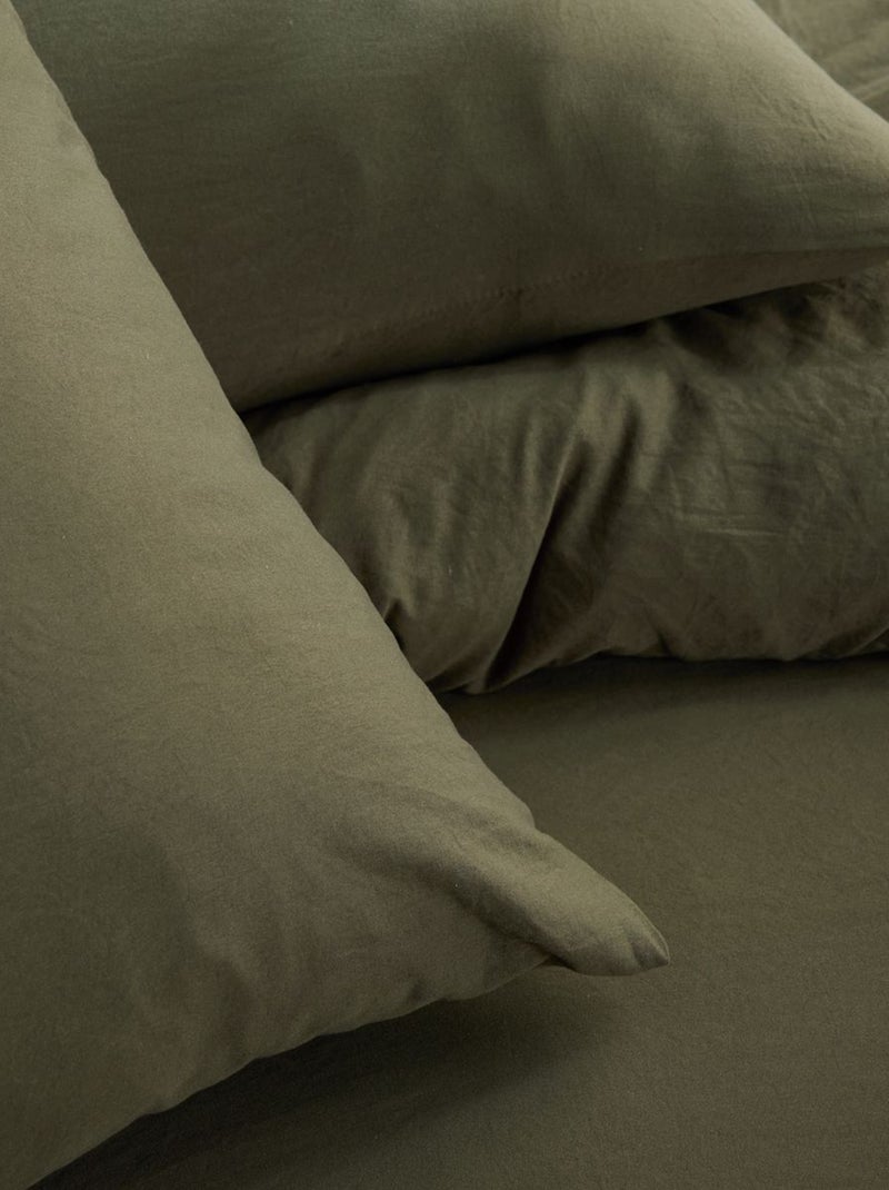 Completo letto 2 piazze KAKI - Kiabi
