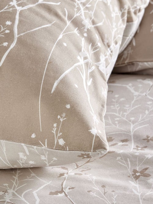 Completo letto a fiori - 2 piazze - Kiabi