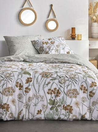 Completo letto a fiori - 2 piazze
