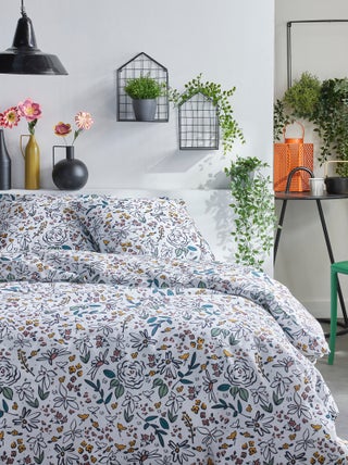 Completo letto a fiori - 2 piazze