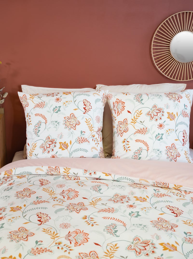 Completo letto a fiori - 2 piazze ROSA - Kiabi