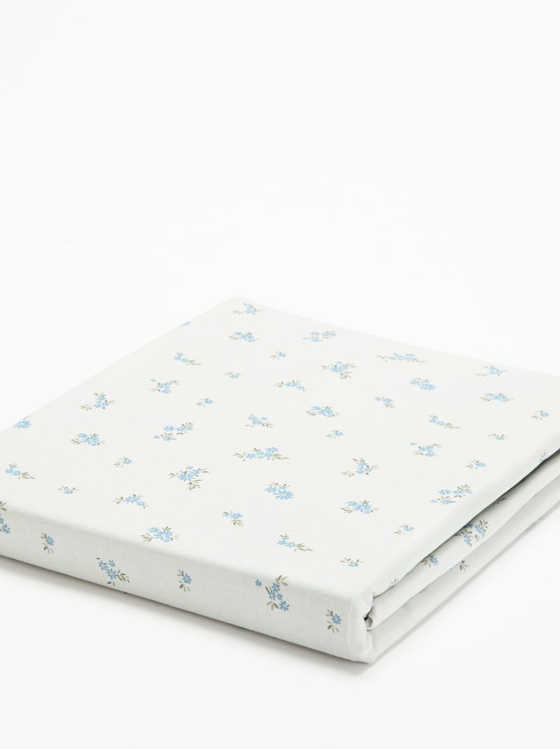 Completo letto a pois 1 persona (140 x 120cm) - Kiabi Home Blu - Kiabi