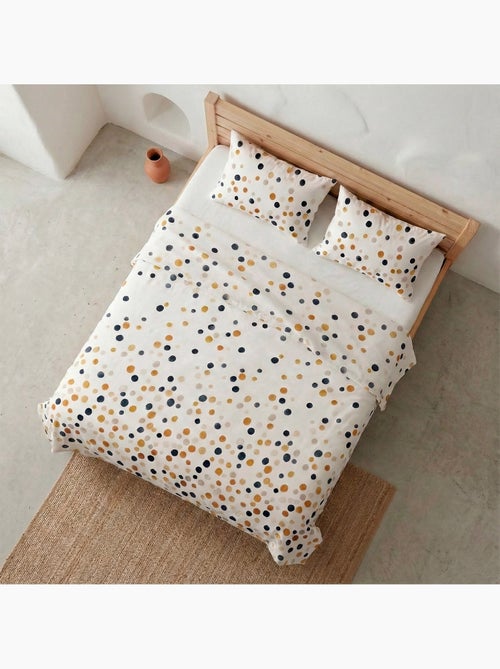 Completo letto a pois, 100% cotone. - Kiabi Completo letto a pois, 100% cotone. - Kiabi