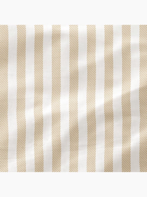 Completo letto a righe, 100% cotone. - Kiabi