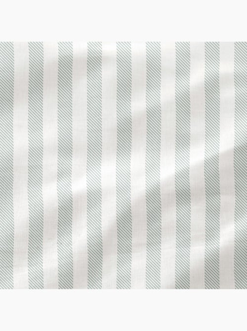 Completo letto a righe, 100% cotone. - Kiabi
