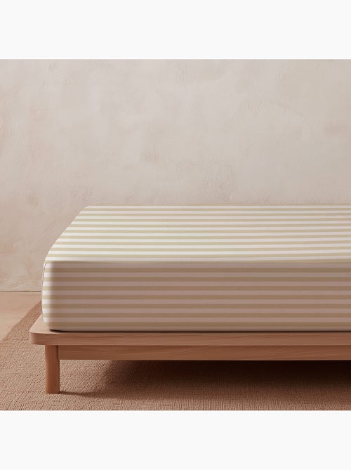 Completo letto a righe, 100% cotone. - Kiabi