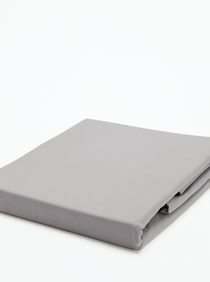 Completo letto a tinta unita unisex Grigio - Kiabi