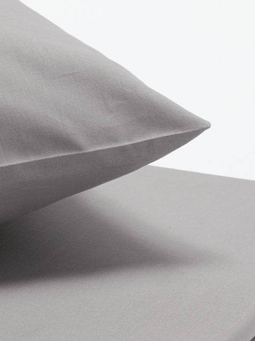 Completo letto a tinta unita unisex - Kiabi Completo letto a tinta unita unisex - Kiabi