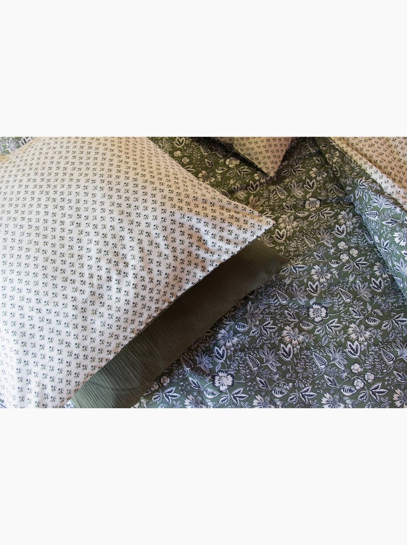 Completo letto armonia reversibile Verde - Kiabi