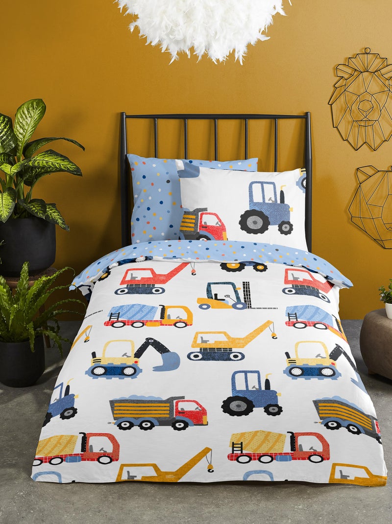Completo letto 'automobili' - 1 piazza BLU - Kiabi