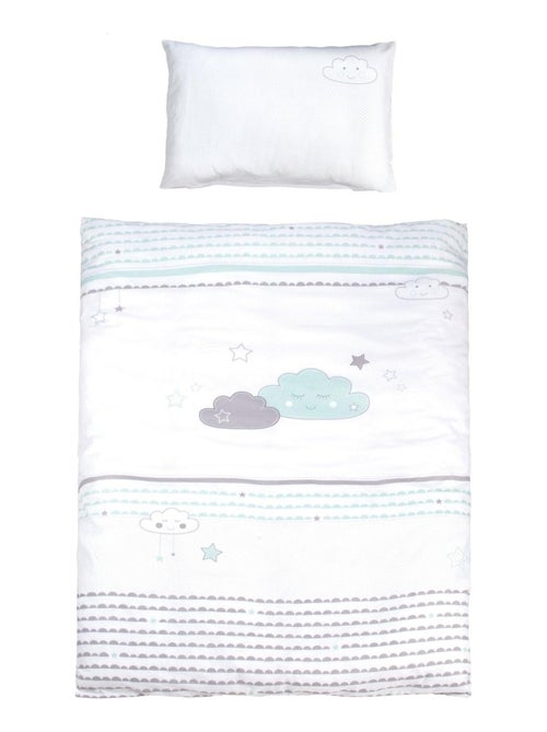Completo letto bambini – copripiumino + federa in cotone "Roba Happy Cloud" - Kiabi