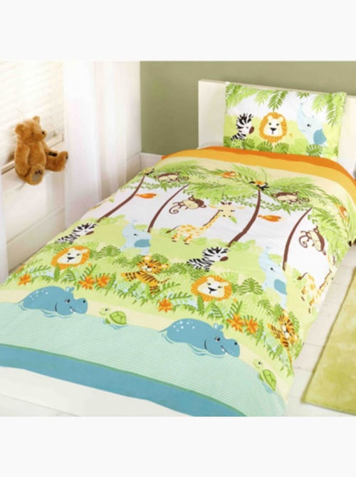 Completo Letto Bambino Animali della Giungla - Kiabi