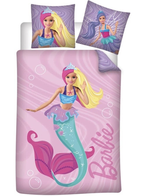 Completo Letto Bambino Cotone Reversibile Sirena - Kiabi Completo Letto Bambino Cotone Reversibile Sirena - Kiabi