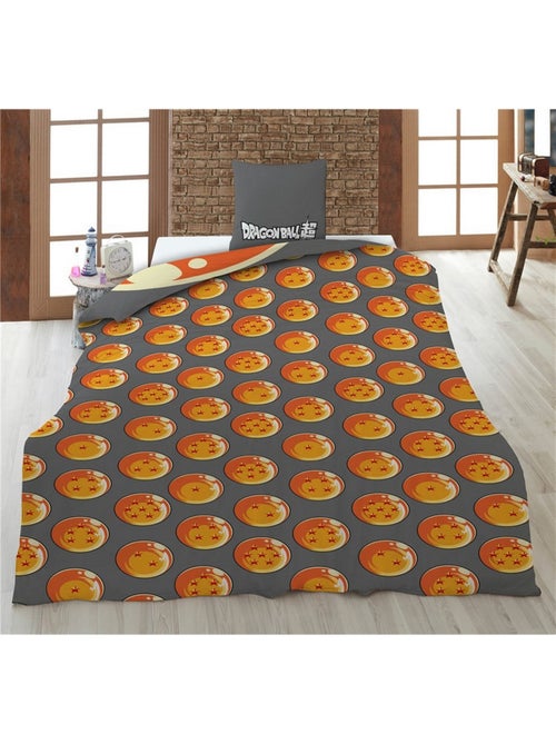 Completo Letto Bambino Dragon Ball Z Policotone Stampato Reversibile 1 piazza, SON GOKU - Kiabi Completo Letto Bambino Dragon Ball Z Policotone Stampato Reversibile 1 piazza, SON GOKU - Kiabi