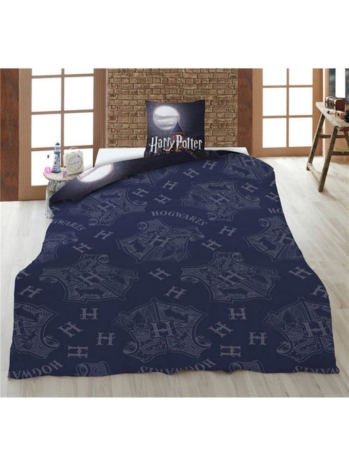 Completo Letto Bambino Harry Potter Policotone Stampato Reversibile Singolo, Hogwarts - Kiabi Completo Letto Bambino Harry Potter Policotone Stampato Reversibile Singolo, Hogwarts - Kiabi