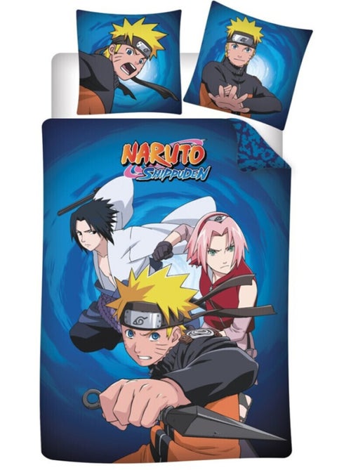 Completo letto bambino in cotone reversibile Naruto e Sakura - Kiabi Completo letto bambino in cotone reversibile Naruto e Sakura - Kiabi