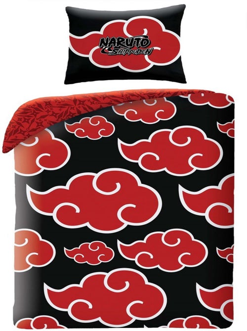 Completo Letto Bambino Naruto, Microfibra Oeko-Tex, Stampa Reversibile, Letto Singolo, AKATSUKI - Kiabi Completo Letto Bambino Naruto, Microfibra Oeko-Tex, Stampa Reversibile, Letto Singolo, AKATSUKI - Kiabi