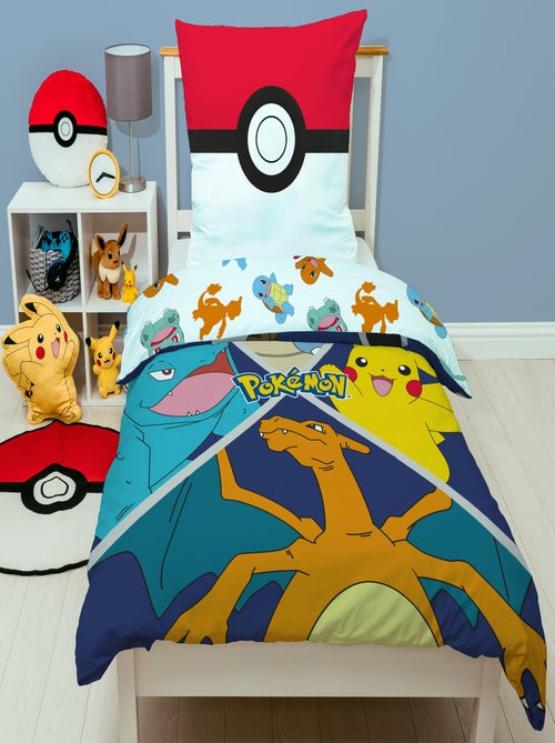 Completo Letto Bambino Pokémon, Microfibra Oeko-Tex, Reversibile, Letto 1 piazza, EVOLUTION - Kiabi Completo Letto Bambino Pokémon, Microfibra Oeko-Tex, Reversibile, Letto 1 piazza, EVOLUTION - Kiabi
