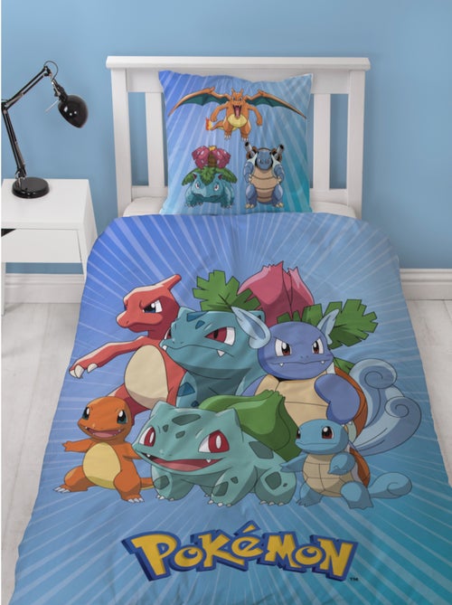 Completo Letto Bambino Pokémon, Microfibra Oeko?Tex, Stampa Reversibile, Singolo, STARTER - Kiabi Completo Letto Bambino Pokémon, Microfibra Oeko?Tex, Stampa Reversibile, Singolo, STARTER - Kiabi