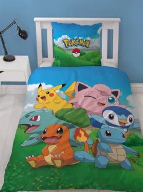 Completo Letto Bambino Pokémon, Microfibra Oeko?Tex, Stampato Reversibile, Letto Singolo, PIKACHU - Kiabi Completo Letto Bambino Pokémon, Microfibra Oeko?Tex, Stampato Reversibile, Letto Singolo, PIKACHU - Kiabi