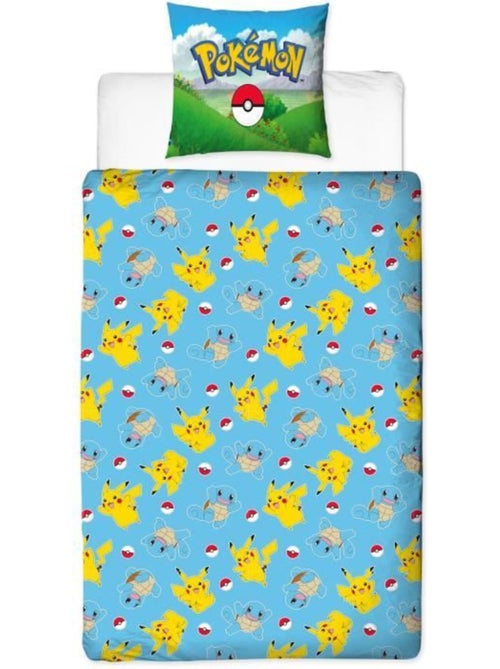 Completo Letto Bambino Pok?mon, Microfibra Oeko?Tex, Stampato Reversibile, Letto Singolo, PIKACHU - Kiabi Completo Letto Bambino Pok?mon, Microfibra Oeko?Tex, Stampato Reversibile, Letto Singolo, PIKACHU - Kiabi