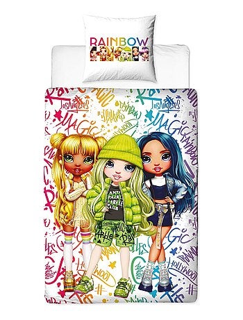 Completo letto bambino Rainbow High Jade, Sunny e Skyler