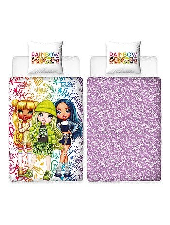 Completo letto bambino Rainbow High Jade, Sunny e Skyler