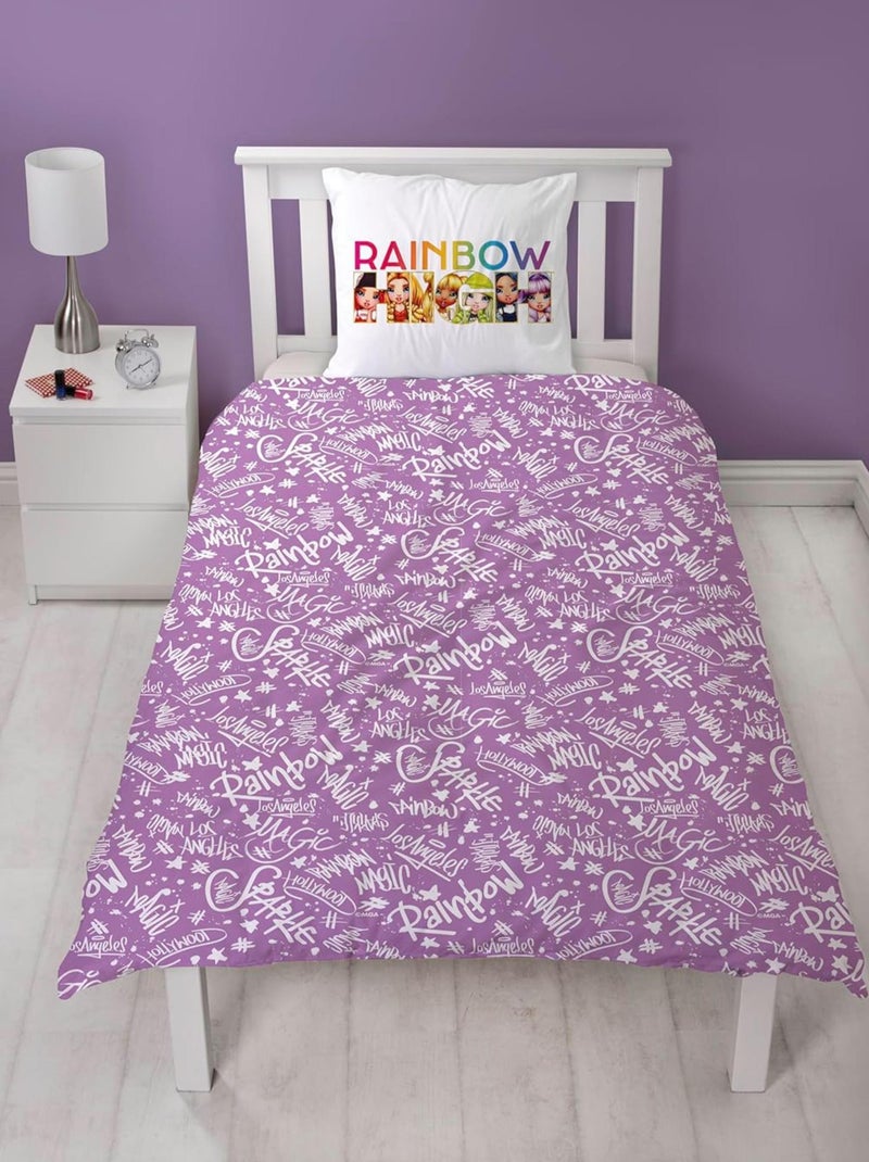 Completo letto bambino Rainbow High Jade, Sunny e Skyler Rosa - Kiabi