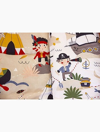 Completo letto bambino reversibile pirata