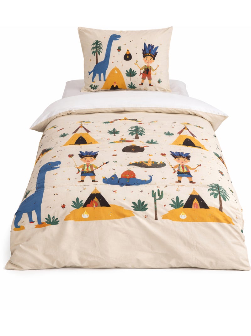 Completo letto bambino reversibile pirata Multicolore - Kiabi