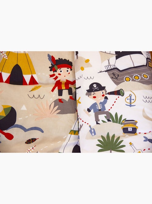 Completo letto bambino reversibile pirata - Kiabi Completo letto bambino reversibile pirata - Kiabi