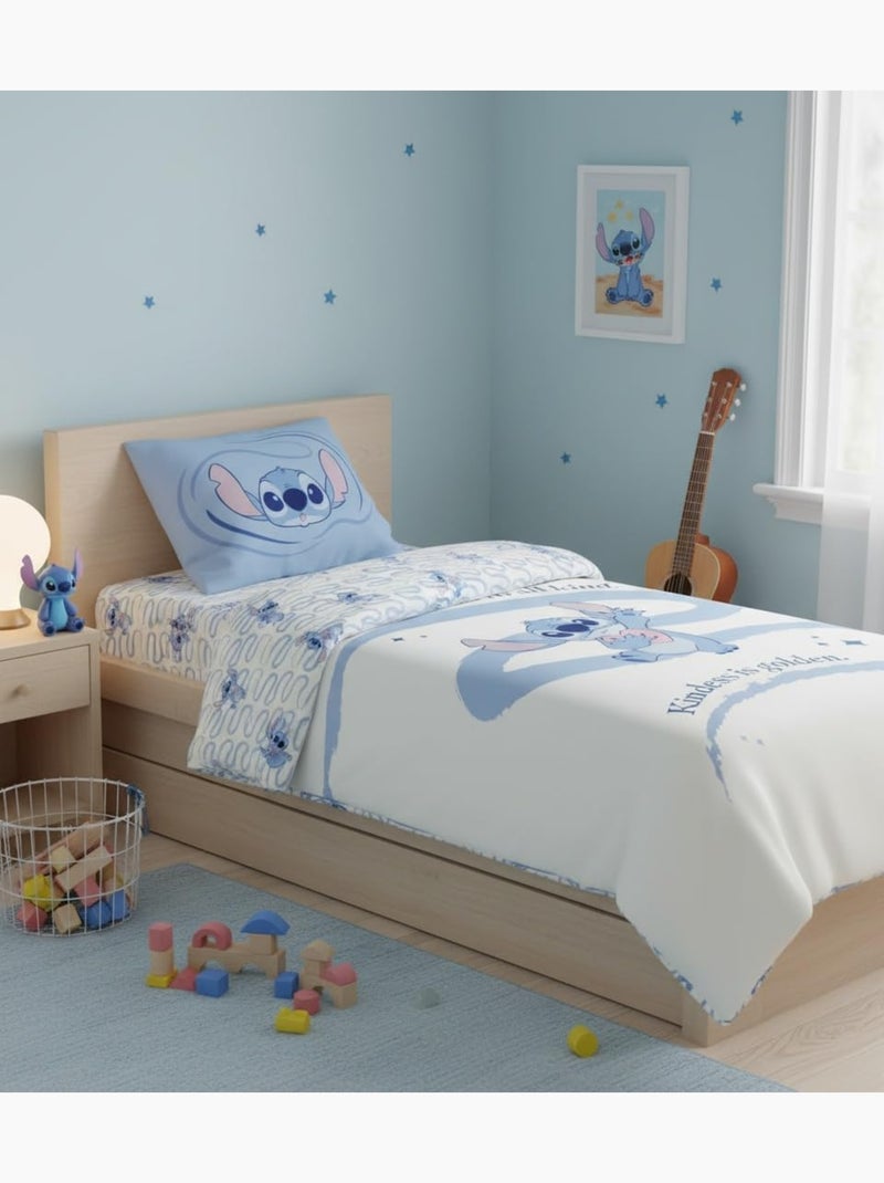 Completo letto bambino Stitch reversibile – 100% cotone Blu - Kiabi