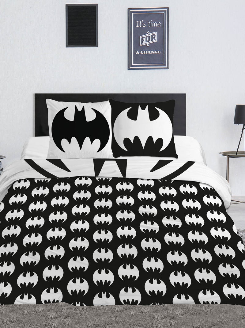 Completo letto \'Batman\' \'DC Comics\' - 2 persone Nero - Kiabi