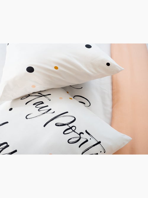 Completo letto Be Happy - Kiabi Completo letto Be Happy - Kiabi