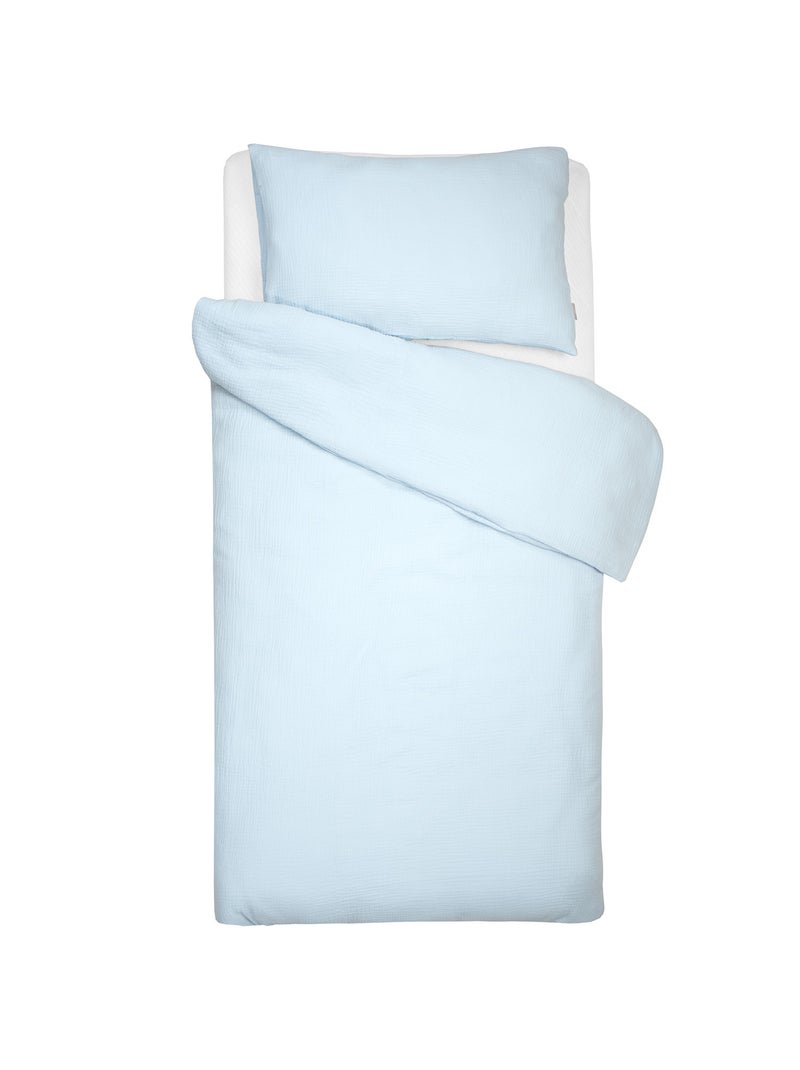 Completo letto bebè garza cotone | sevira kids | sevira kids Blu - Kiabi