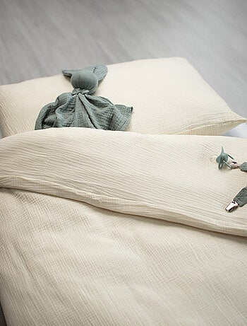 Completo letto bebè garza cotone | sevira kids | sevira kids