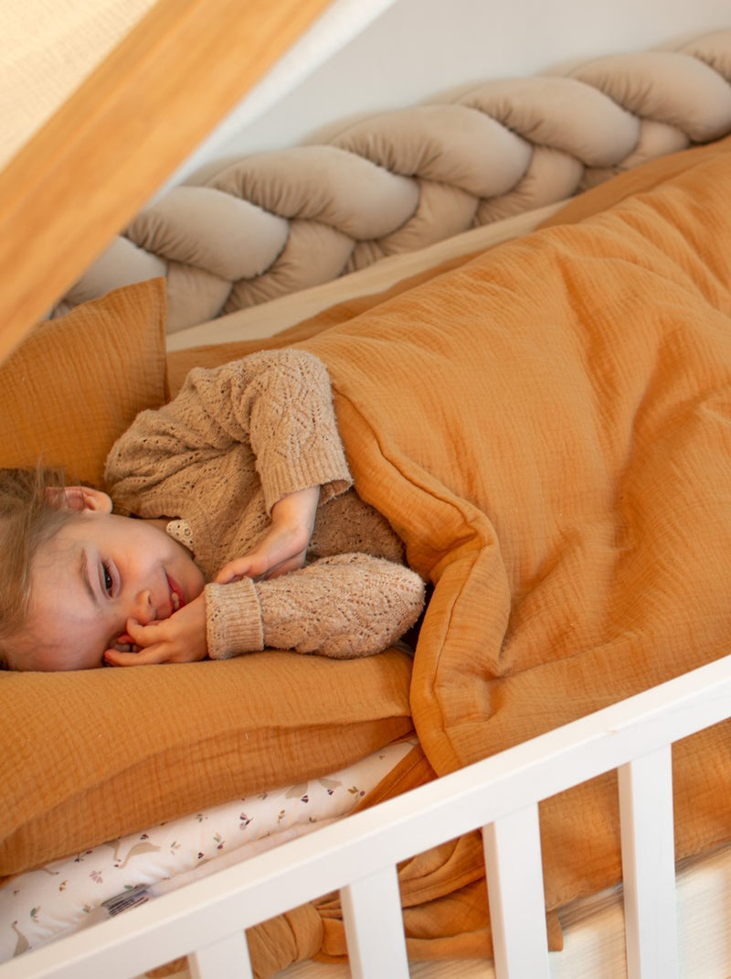 Completo letto bebè garza cotone | sevira kids | sevira kids Marrone - Kiabi