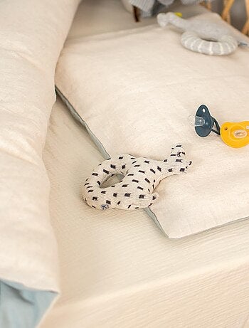 Completo letto bebè reversibile lino | sevira kids | sevira kids
