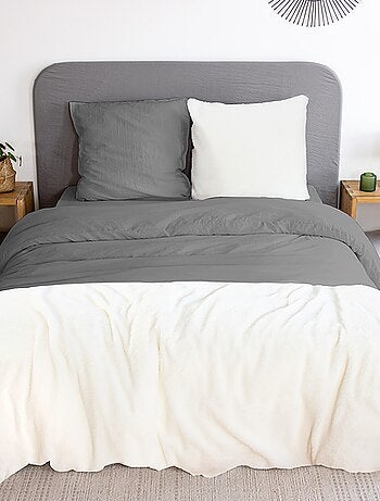 Completo letto bicolore - 2 piazze