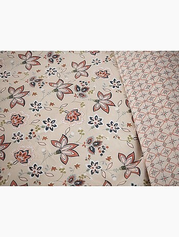 Completo letto campestre reversibile